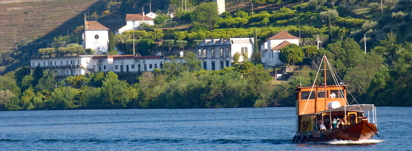 Traditional rabelo boats in the Douro river, Northern Portugal